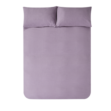 JC "300 Thread Count Organic" Duvet Cover in Lavender Grey