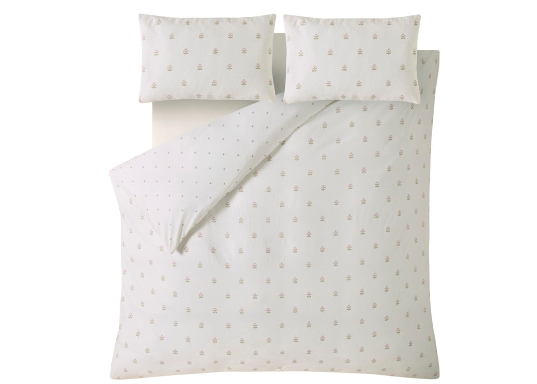 Laura Ashley "Harthill Daisy" Duvet Cover Set in Raspberry Pink