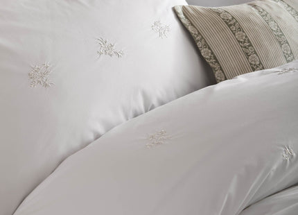 Laura Ashley "Keeleigh Posy" Duvet Cover Set in White