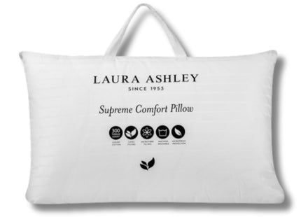 Laura Ashley "Luxury Supreme Comfort" Dual Chamber Latex Core Standard Pillow