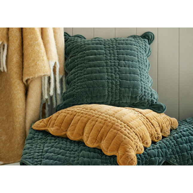 Laura Ashley "Scalloped" Decorative Filled Cushion - 43 x 43 cm