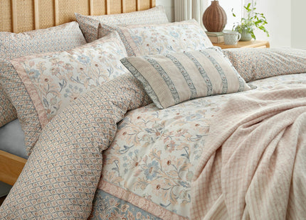 Laura Ashley "Semington" Duvet Cover Set in Dusty Pink