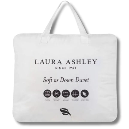 Laura Ashley "Soft as Down" Anti Allergy Filled Duvet - 4.5 Tog