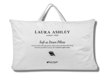 Laura Ashley "Soft as Down" Standard Filled Pillow - Firm Support