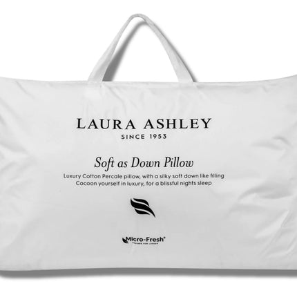 Laura Ashley "Soft as Down" Standard Filled Pillow - Firm Support