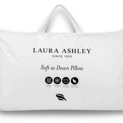 Laura Ashley "Soft as Down" Filled Pillow - Medium Support
