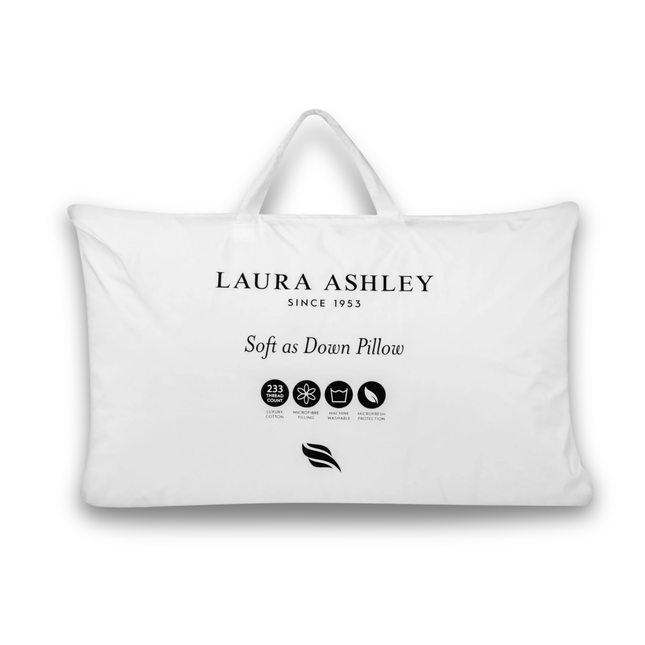 Laura Ashley "Soft as Down" Filled Pillow - Medium Support