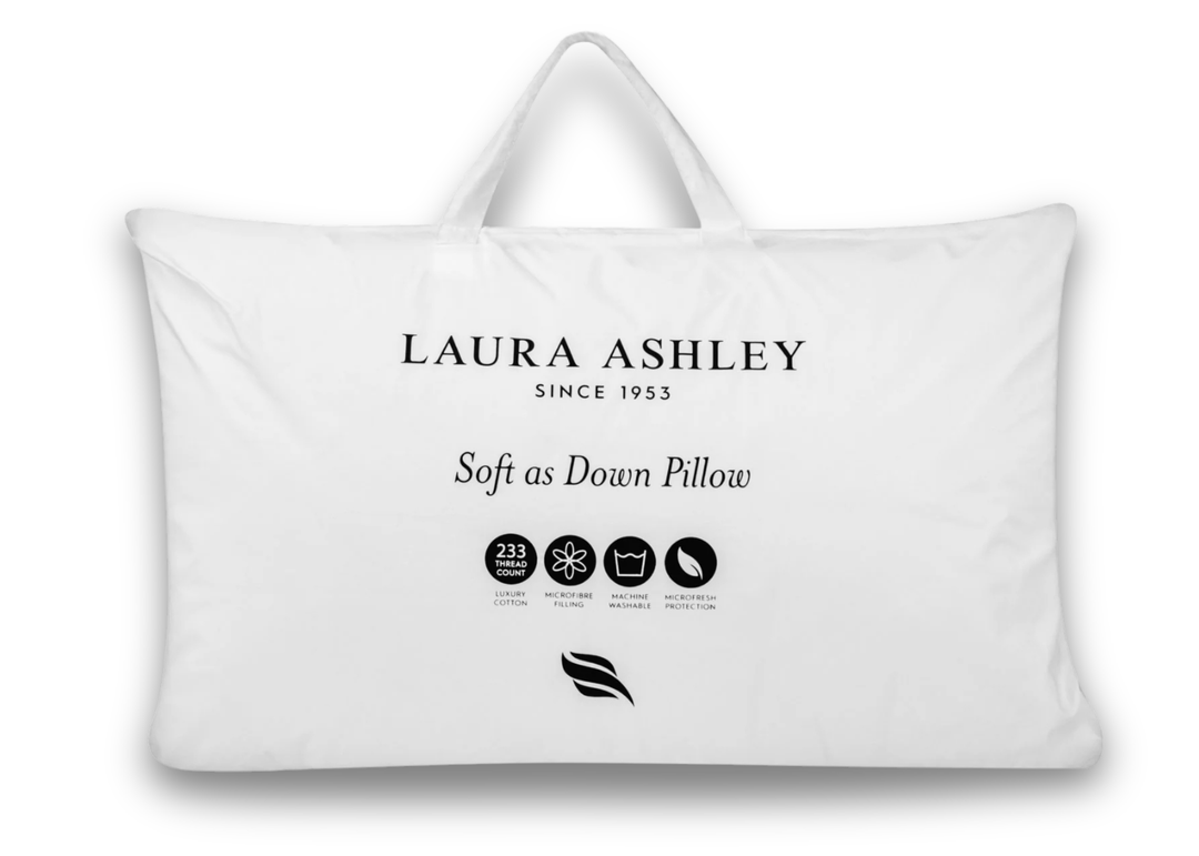 Laura Ashley "Soft as Down" Filled Pillow - Medium Support