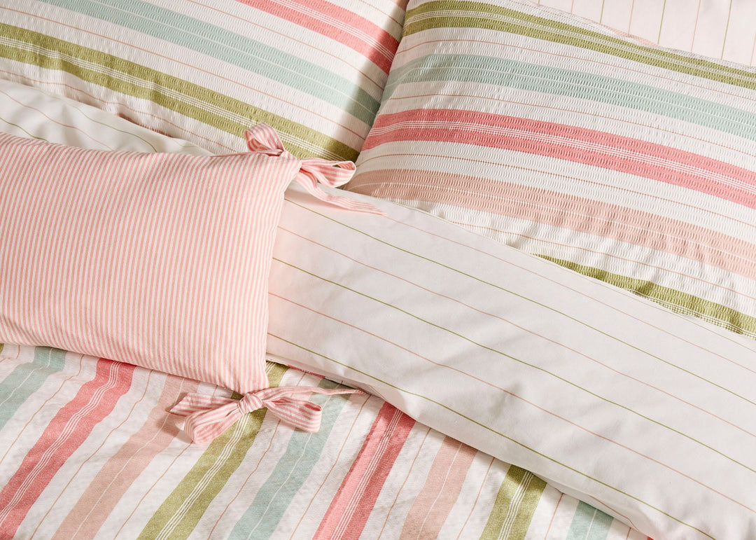 Laura Ashley "Flaxley Stripe" Decorative Filled Cushion - 30 x 50 cm