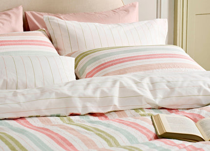 Laura Ashley "Sophie Stripe" Duvet Cover Set in Multi