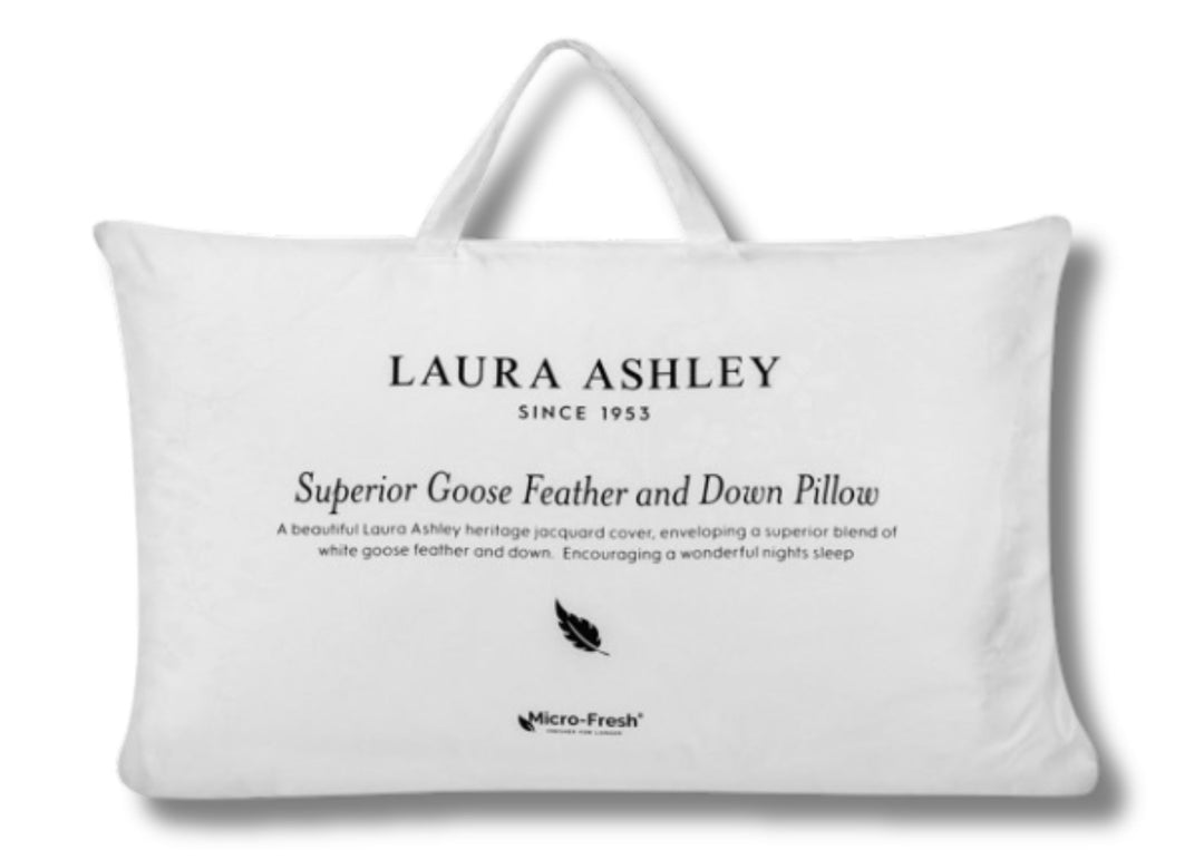 Laura Ashley "Superior Goose Feather &amp; Down" Filled Pillow