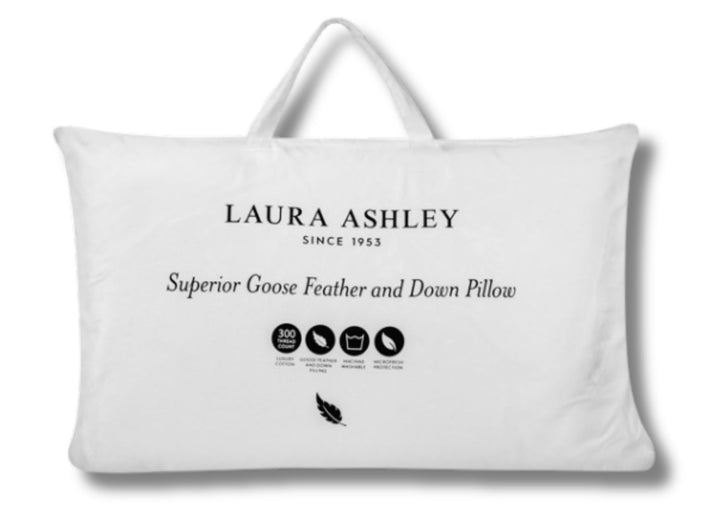 Laura Ashley "Superior Goose Feather &amp; Down" Filled Pillow