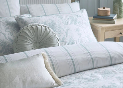 Laura Ashley "Tuileries" Duvet Cover Set in Seaspray