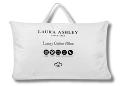 Laura Ashley "Luxury Back Sleeper" Standard Filled Pillow - Medium Support