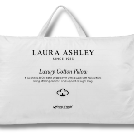 Laura Ashley "Luxury Side Sleeper" Standard Filled Pillow- Firm Support