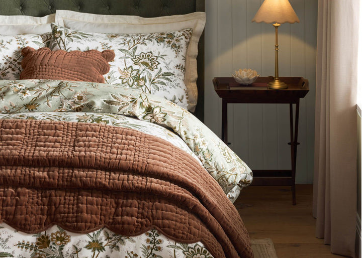 Laura Ashley "Marlbrook" Duvet Cover Set in Sage