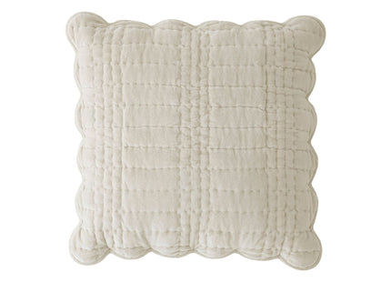 Laura Ashley "Brady Scalloped" Decorative Filled Cushion - 43 x 43 cm