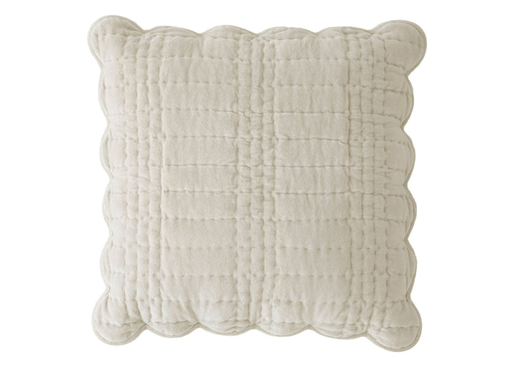 Laura Ashley "Brady Scalloped" Decorative Filled Cushion - 43 x 43 cm