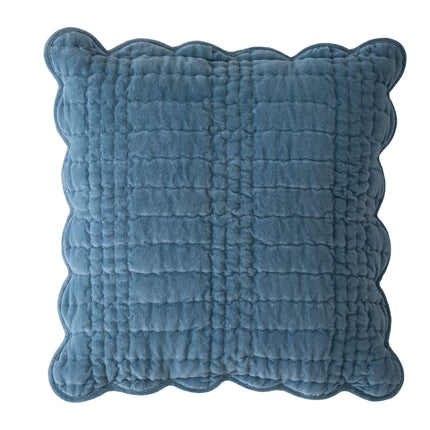 Laura Ashley "Brady Scalloped" Decorative Filled Cushion - 43 x 43 cm