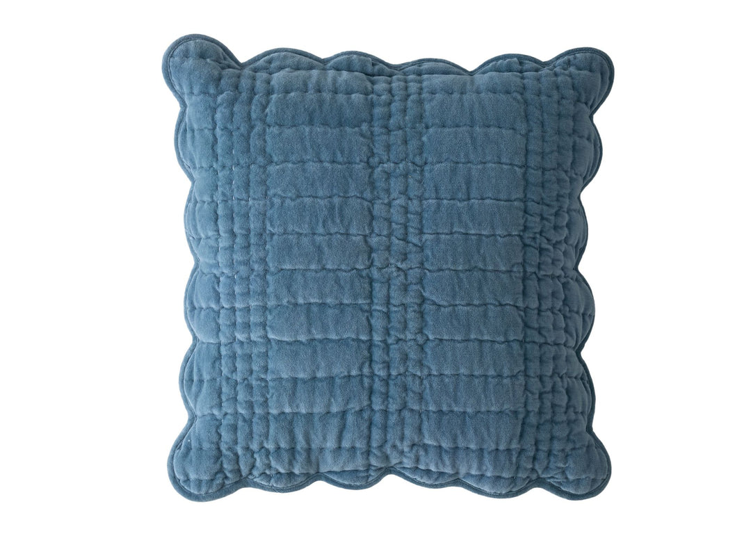 Laura Ashley "Brady Scalloped" Decorative Filled Cushion - 43 x 43 cm