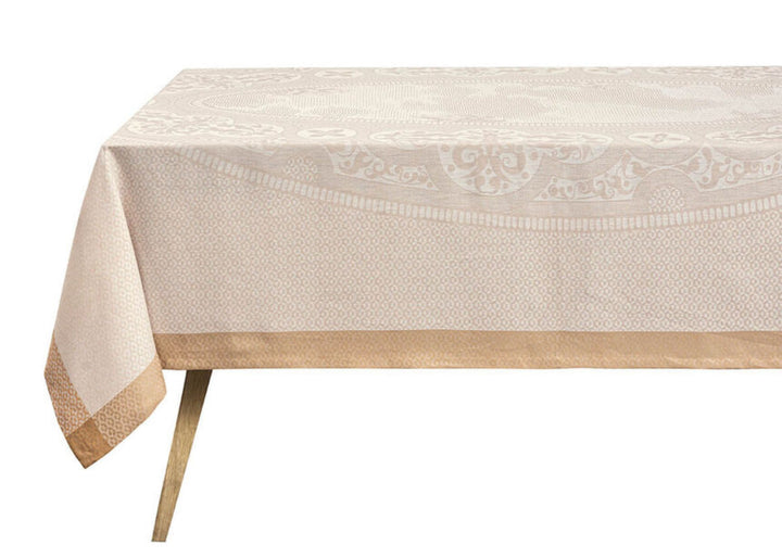 Le Jacquard Francais "Evasion" Table Linen Collection in Beige