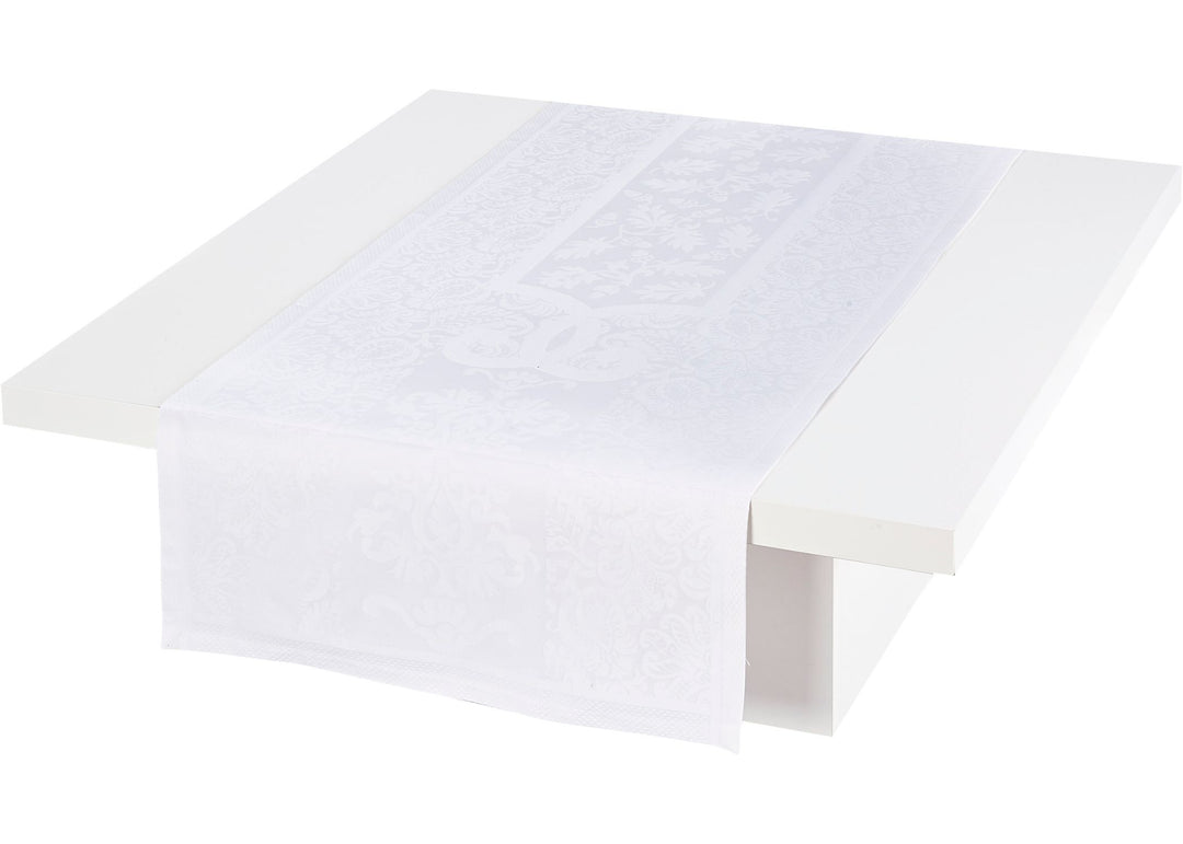 Le Jacquard Francais "Siena" Table Linen Collection in White