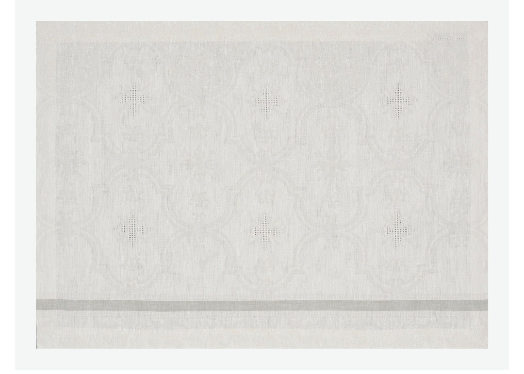 Le Jacquard Francais "Armoiries" Table Linen Collection in Off White