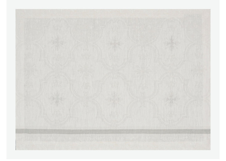 Le Jacquard Francais "Armoiries" Table Linen Collection in Off White
