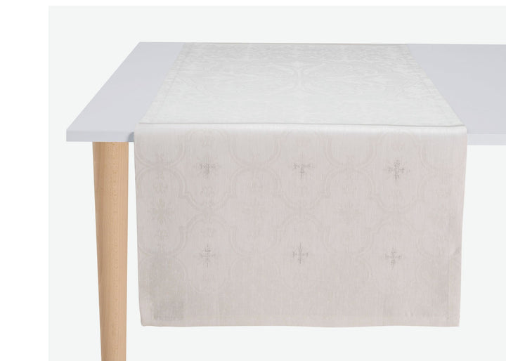 Le Jacquard Francais "Armoiries" Table Linen Collection in Off White