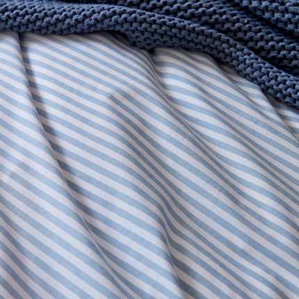 Christy "Lerwick Stripe" Duvet Cover Sets in Blue