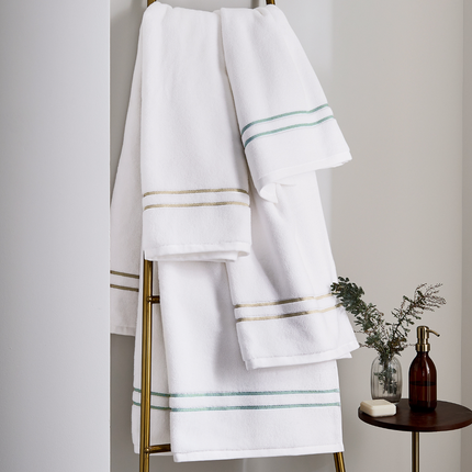 Bedeck of Belfast "Murano" Bath Towels in Celadon (Pale Green)