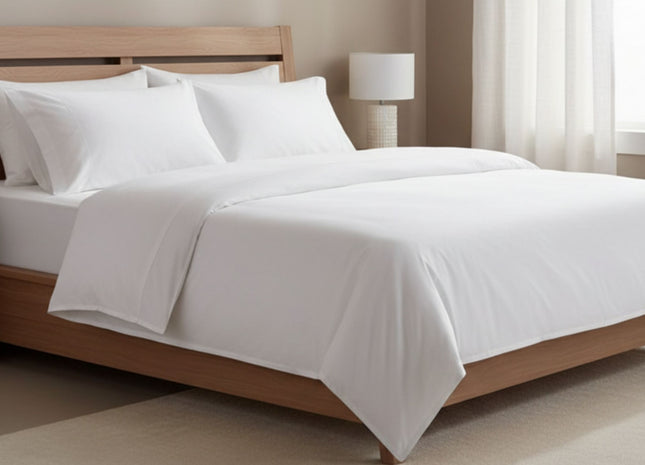 Linen Obsession "Real Hotel Linen" 300 Thread Count Cotton Sateen in White