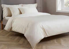 Christy "400 TC Sateen" Plain Dyed Sheets in Linen