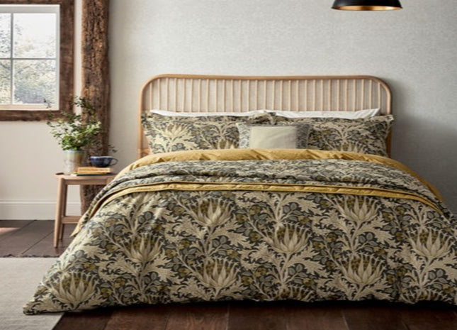 Morris & Co "Artichoke" Duvet Cover Sets in Mustard