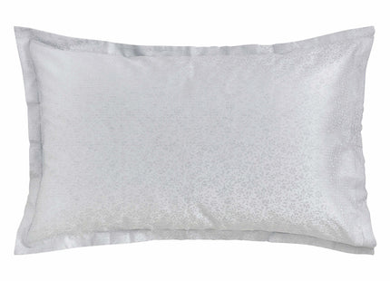 Murmur "Meadow" Jacquard Duvet Cover in Cloud Grey