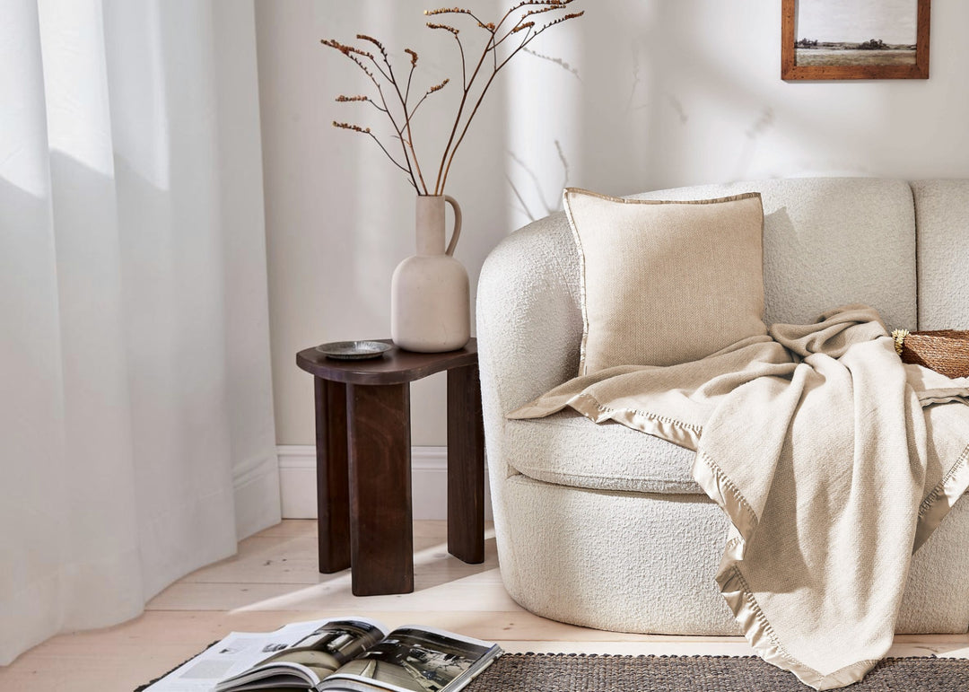 Murmur "Lewin" Decorative Cushion in Linen
