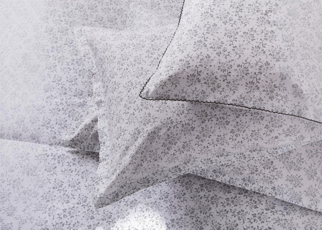 Murmur "Mae" Duvet Cover Set in Cloud Grey