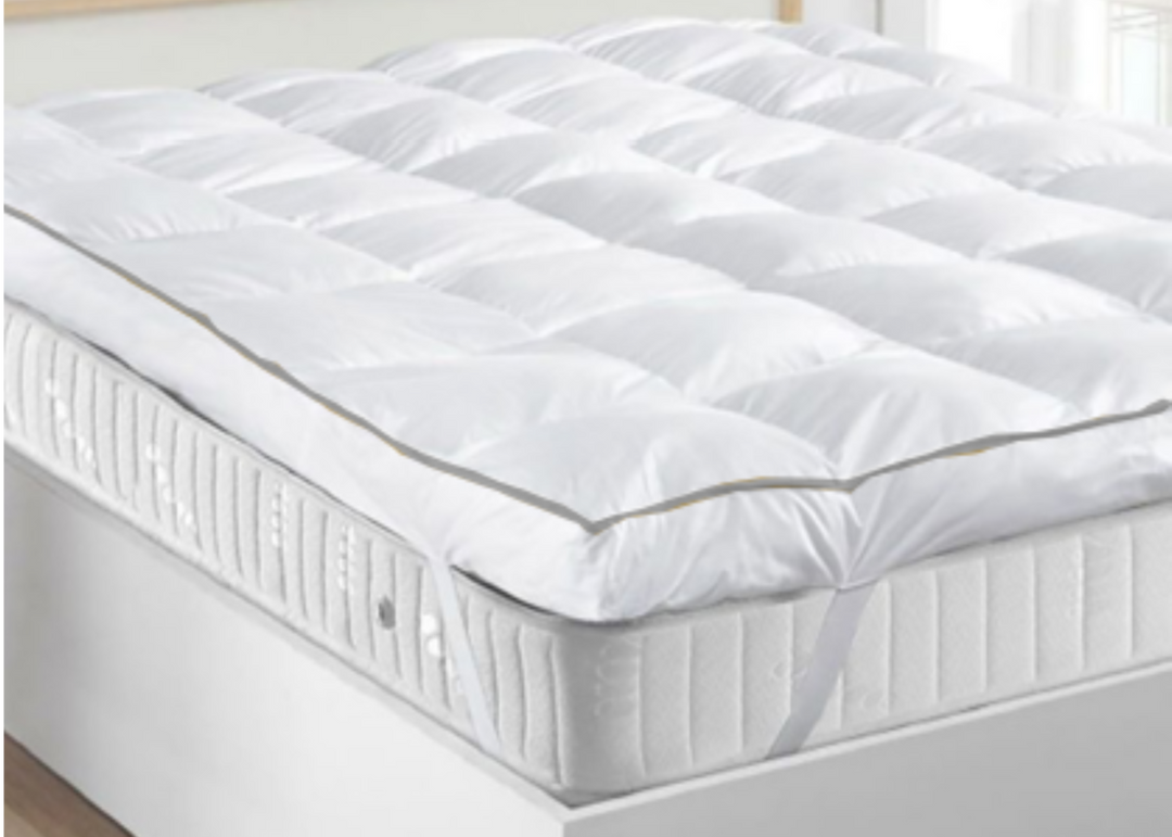 cotton luxury mattress topper anti allergy with corner elastic