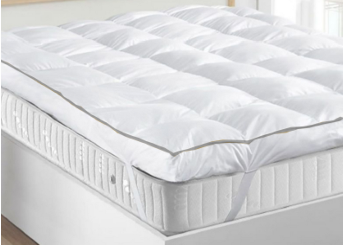 cotton luxury mattress topper anti allergy with corner elastic