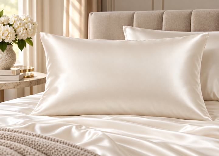 Mayfairsilk "Mulberry Silk" Pillowcase in Cream