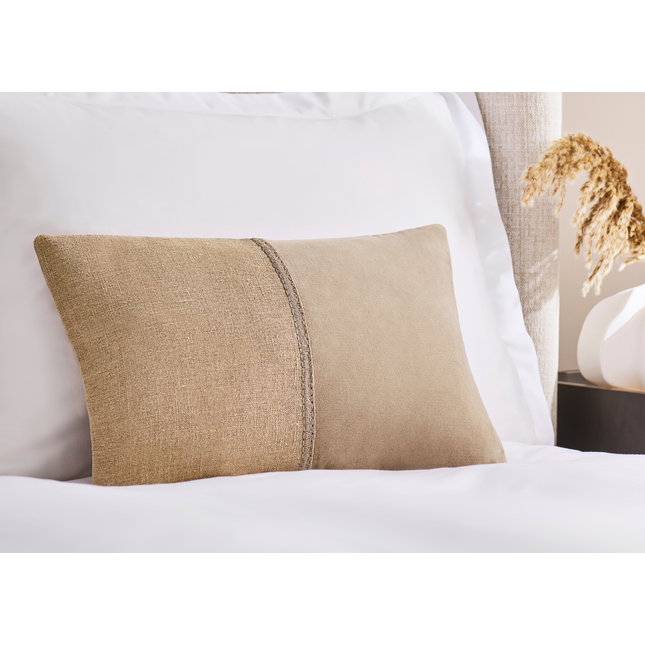 Christy "Menton" Decorative Filled Cushion in Sand