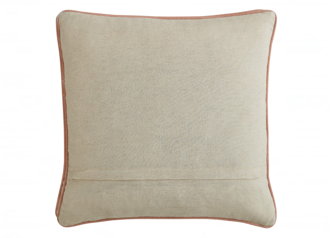 William Morris At Home "Michaelmas Daisy" Decorative Cushion in Pink/Gold