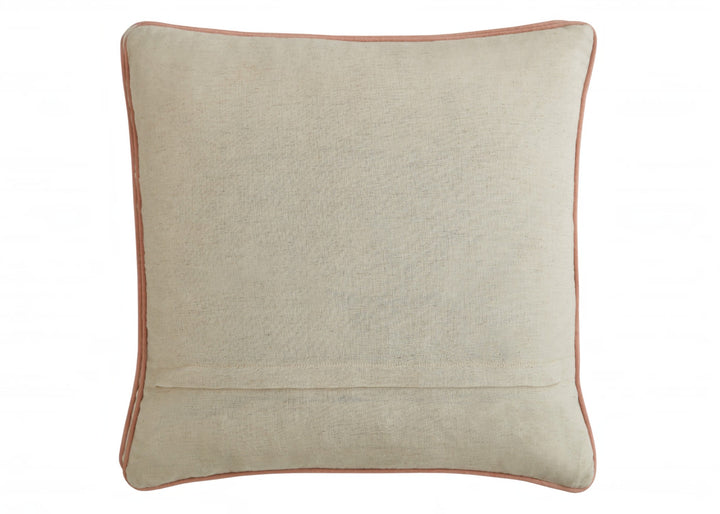 William Morris At Home "Michaelmas Daisy" Decorative Cushion in Pink/Gold