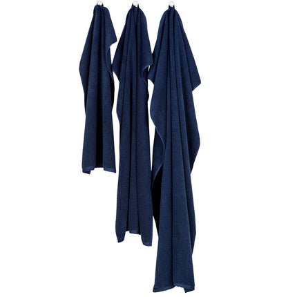 Christy "Brixton" Bath Towels Collection in Midnight Blue