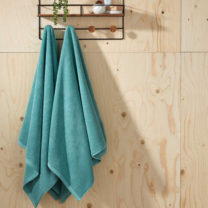 Christy "Brixton" Bath Towels Collection in Mineral Green