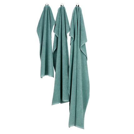 Christy "Brixton" Bath Towels Collection in Mineral Green