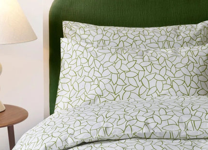 Jasper Conran "Mini Leaves" Duvet Cover Set in Spinach Green