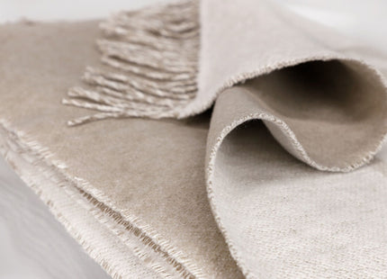 Aigner "Modular" Decorative Throw in Beige/Cream