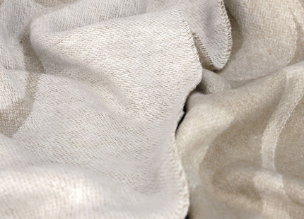 Aigner "Modular" Decorative Throw in Beige/Cream