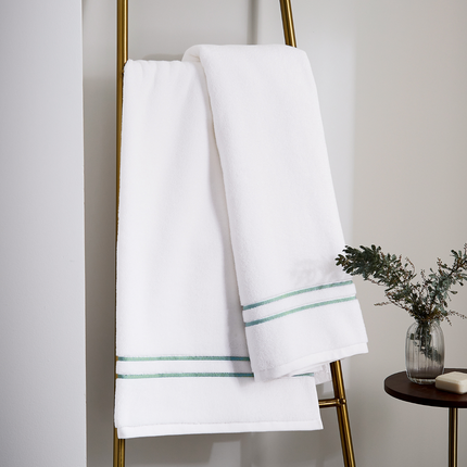 Bedeck of Belfast "Murano" Bath Towels in Celadon (Pale Green)